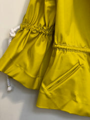 Acid Yellow Denim Short Jacket