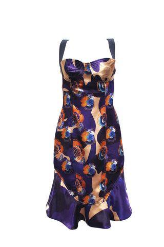 Purple Echreveria Dress
