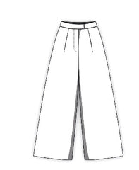 SS18 High Waisted Stripe Flare Pants